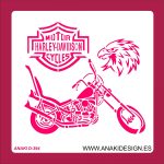 STENCIL HARLEY DAVIDSON