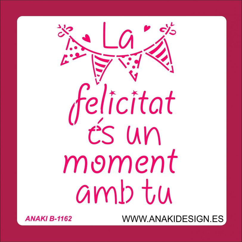STENCIL FRASE CATALAN