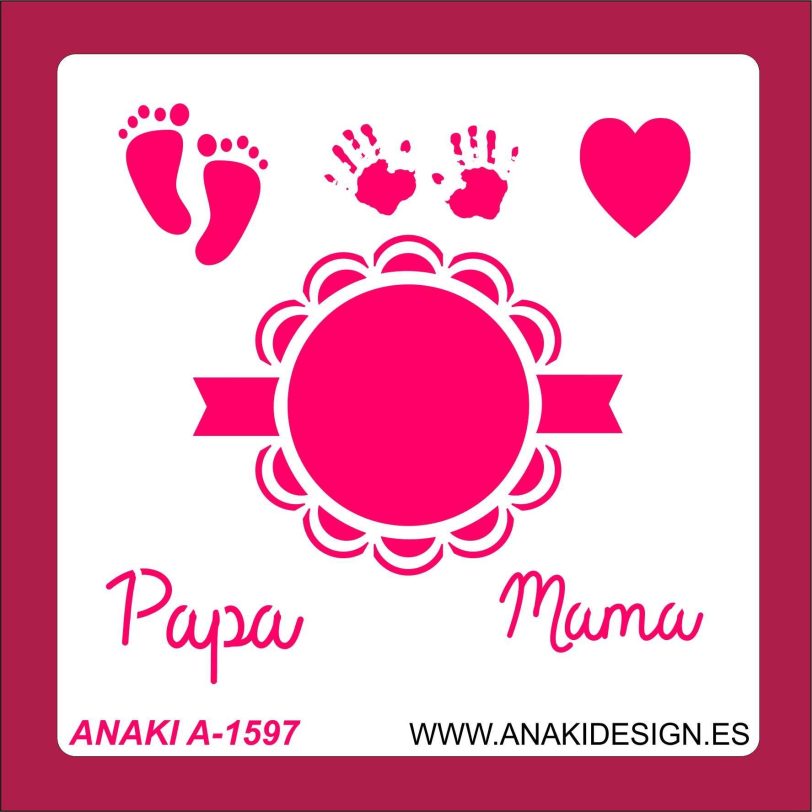 STENCIL ANAKI INFANTIL