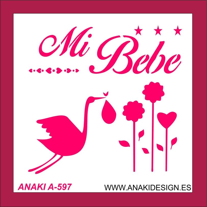 STENCIL ANAKI BEBE
