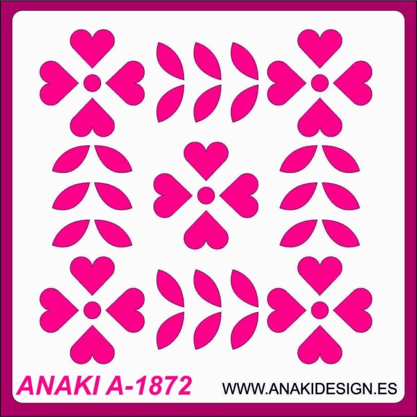 STENCIL FLORES