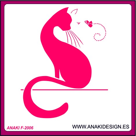 STENCIL GATO 1