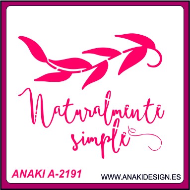 STENCIL NATURALMENTE SIMPLE