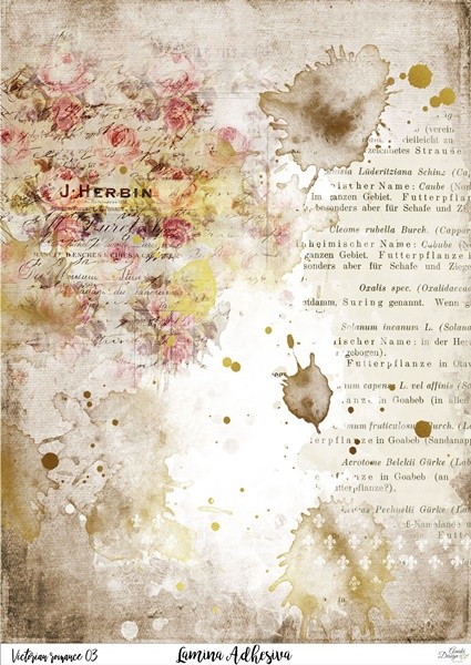 LAMINA ADHESIVA VICTORIAN ROMANCE 3