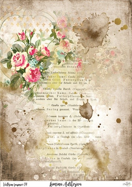 LAMINA ADHESIVA VICTORIAN ROMANCE 4