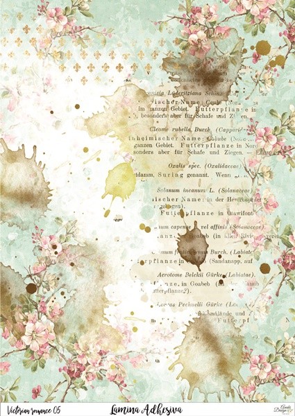 LAMINA ADHESIVA VICTORIAN ROMANCE 5