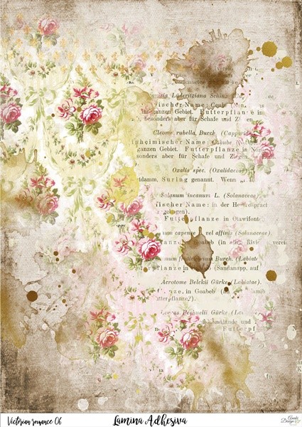 LAMINA ADHESIVA VICTORIAN ROMANCE 6