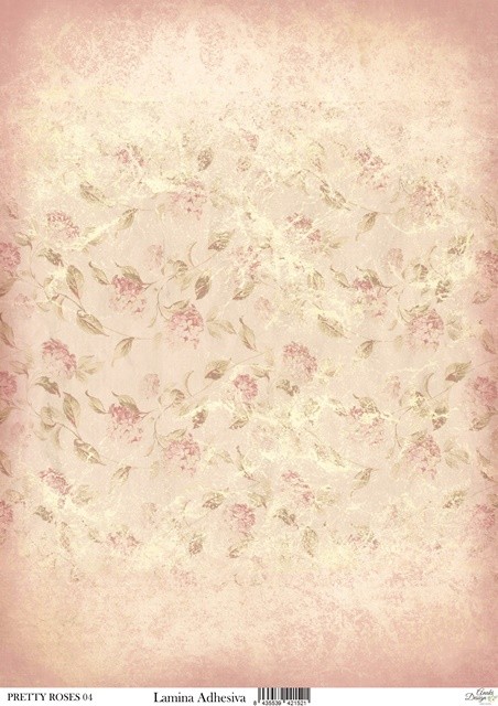 LAMINA ADHESIVA PRETTY ROSES 04